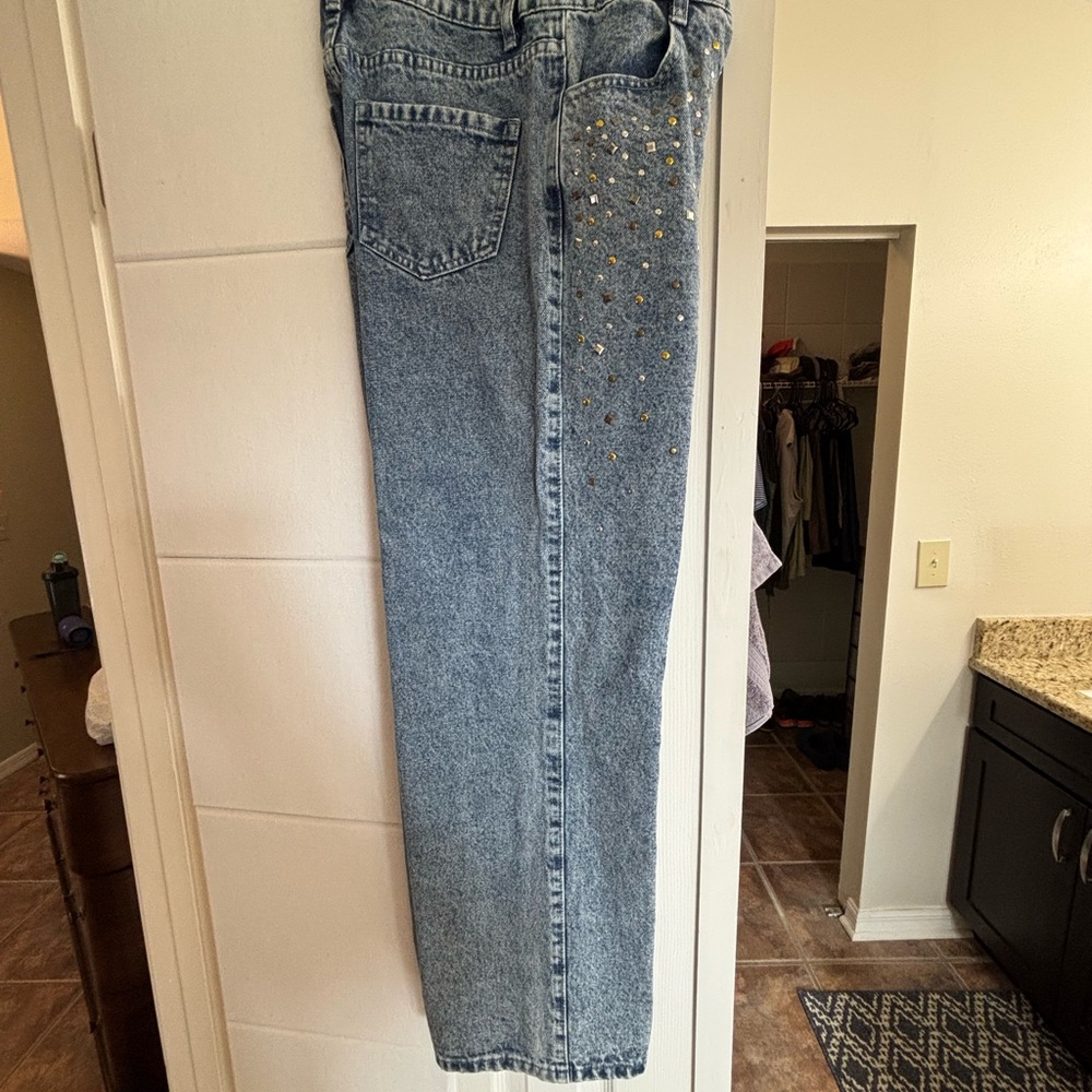 Studded Denim Jeans